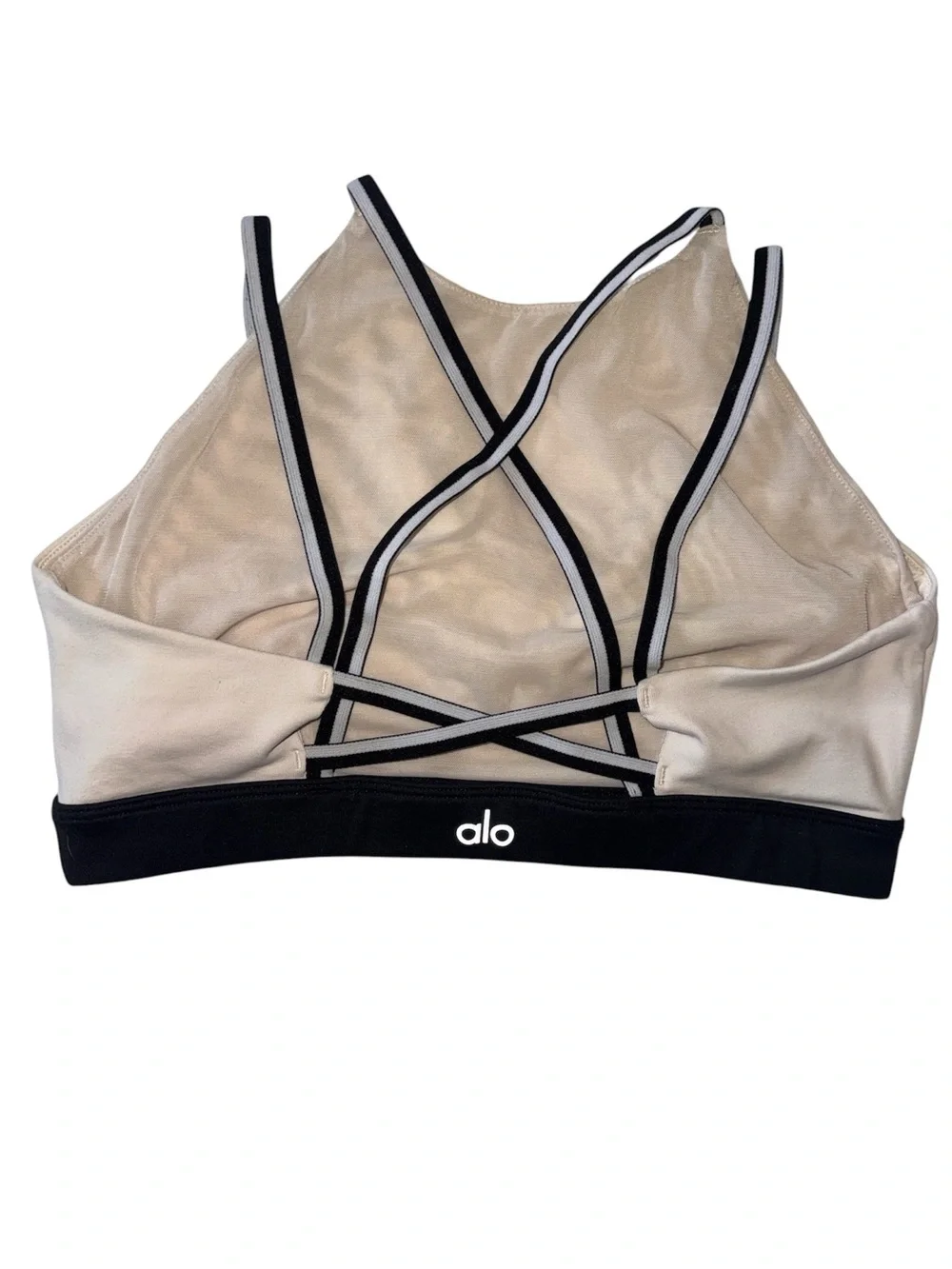 Alo mesh & strappy sports top (S)